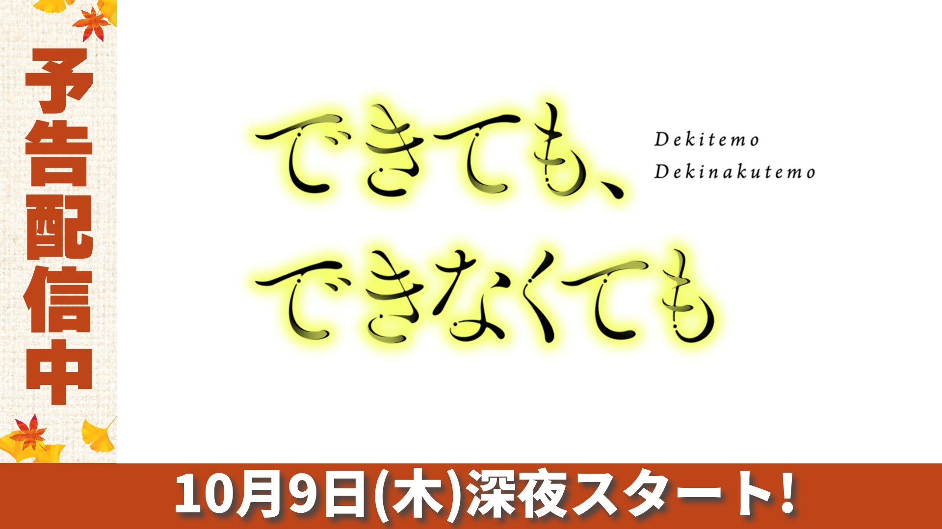 無料テレビでできても、できなくてもを視聴する